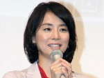 『逃げるは恥だが役に立つ』に出演した石田ゆり子（2016年、プレミア試写会舞台挨拶時に撮影）