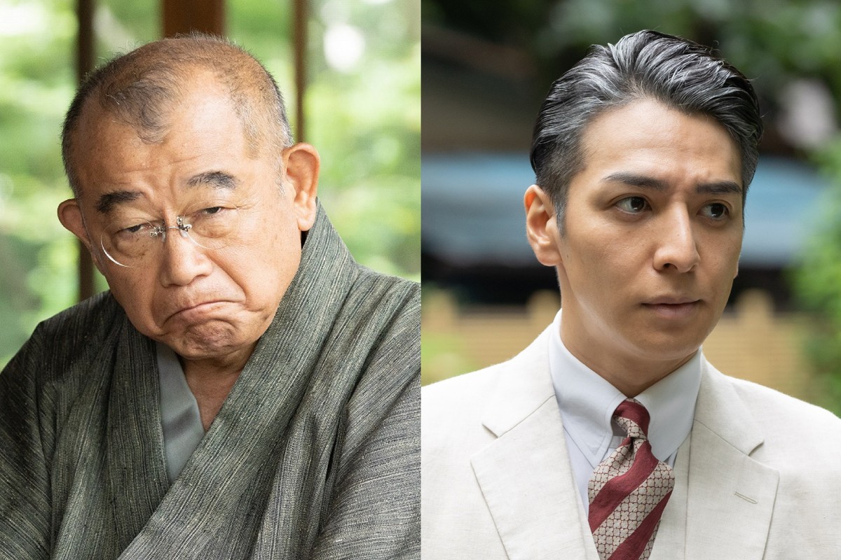 アンコール放送が決まったドラマ『アメリカに負けなかった男~バカヤロー総理 吉田茂~』での(左から)笑福亭鶴瓶、生田斗真