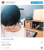 高畑充希、髪が伸びて『デスノート』のLのように！ ※「高畑充希」インスタグラム