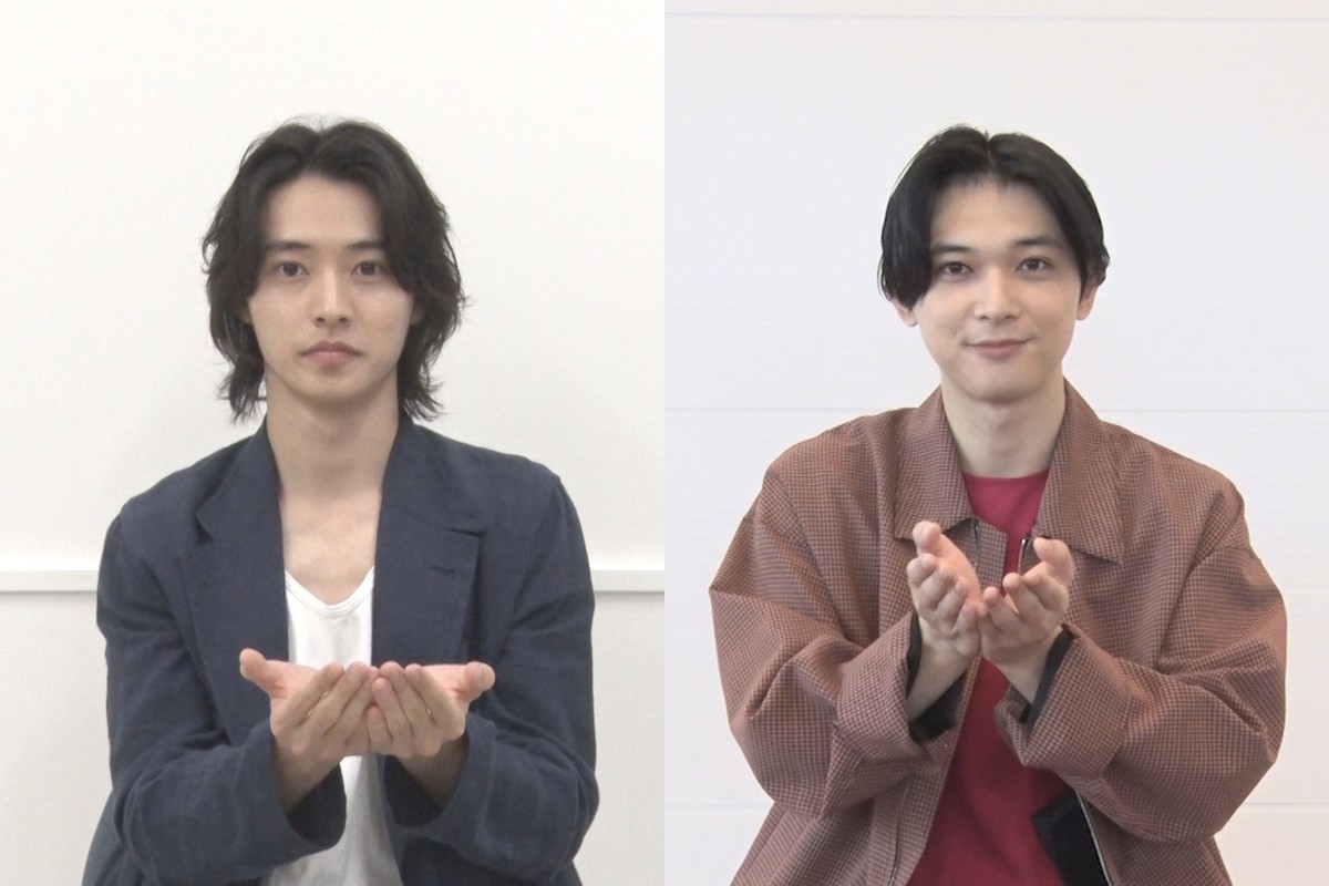 『ZIP!』独占で映画『キングダム』撮影の裏側や見どころを語る(左から)山崎賢人、吉沢亮