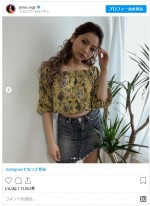 ゆきぽよ、キュートなミニスカ姿　※「ゆきぽよ」インスタグラム