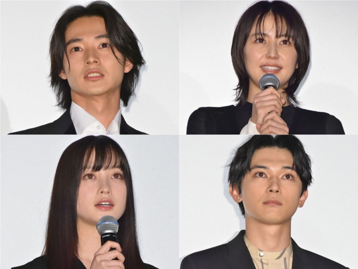 （左上から時計回りで）山崎賢人、長澤まさみ、吉沢亮、橋本環奈