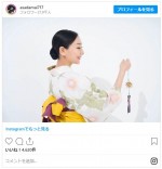 舞も浴衣ショットを投稿！ ※「浅田舞」インスタグラム