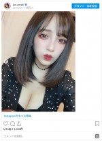 天木じゅんの“地雷メイク”　※「天木じゅん」インスタグラム