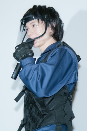 映画『三大怪獣グルメ』舞台あいさつに登場した植田圭輔