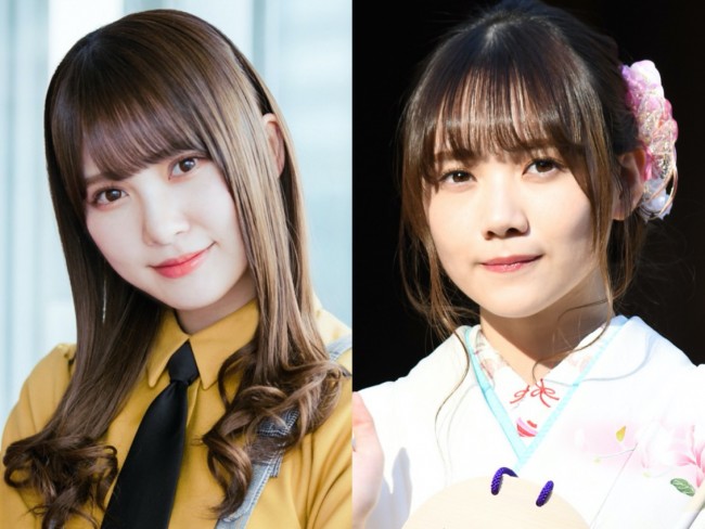 (左から)日向坂46・加藤史帆、乃木坂46・田村真佑