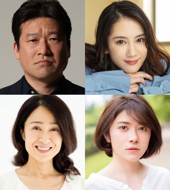 ドラマ『誰かが、見ている』追加キャスト陣（上段左から）佐藤二朗、山本千尋、（下段左から）長野里美、宮澤エマ