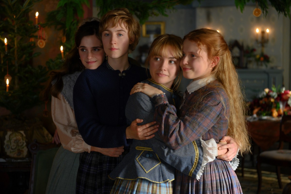 映画『ストーリー・オブ・マイライフ/わたしの若草物語』4姉妹の場面写真