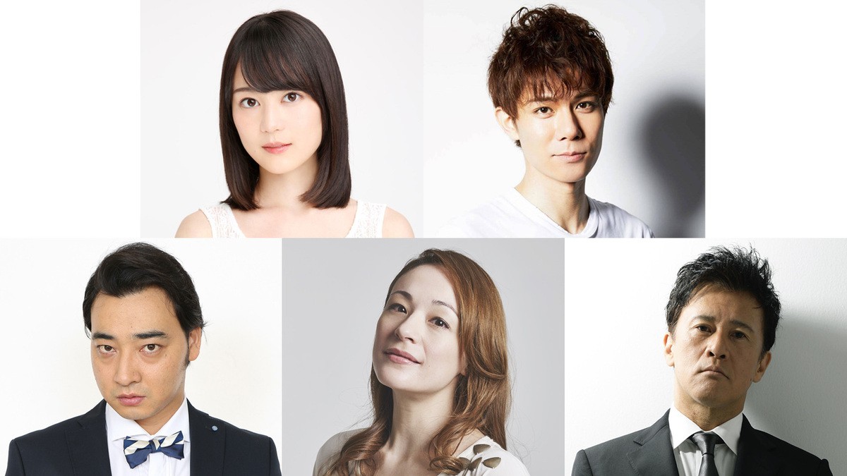 連続ミュージカルドラマ『とどけ!愛のうた』キャスト(上段左から)主演の生田絵梨花(乃木坂46)、柿澤勇人、(下段左から)斉藤慎二(ジャングルポケット)、シルビア・グラブ、橋本じゅん