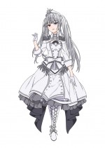 アニメ『デート・ア・バレット』白の女王のキャラクタービジュアル