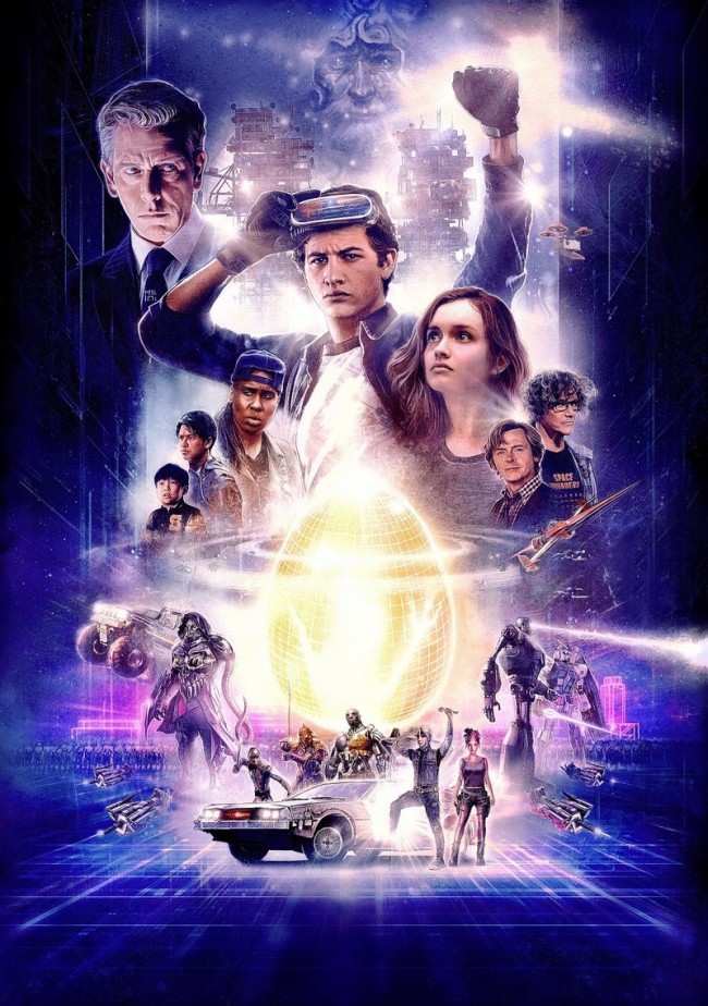 『金曜ロードSHOW!』で7月3日に地上波初放送される『レディ・プレイヤー1』キービジュアル