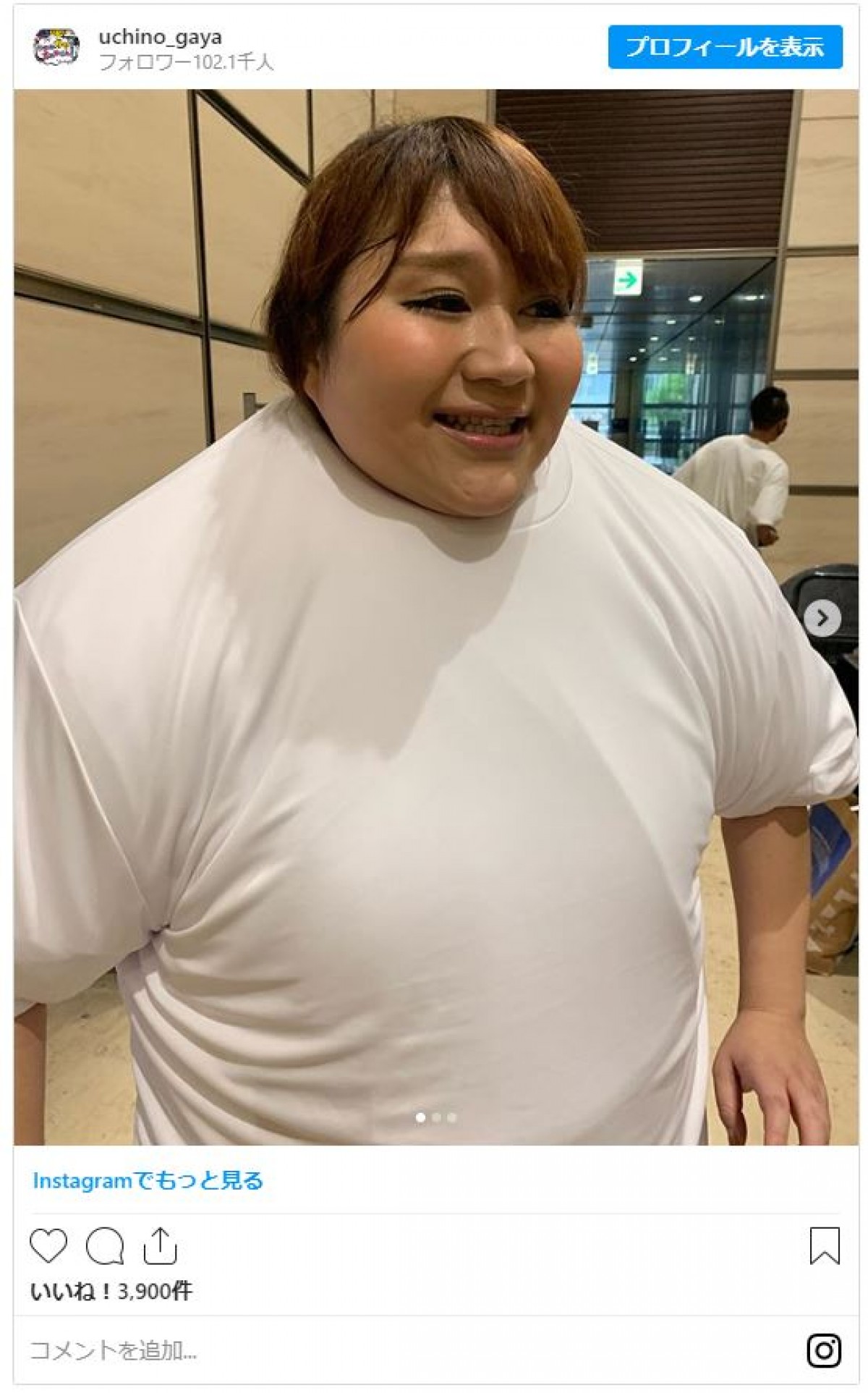 りんごちゃん、50枚のTシャツ重ね着！ 衝撃の姿にファンびっくり