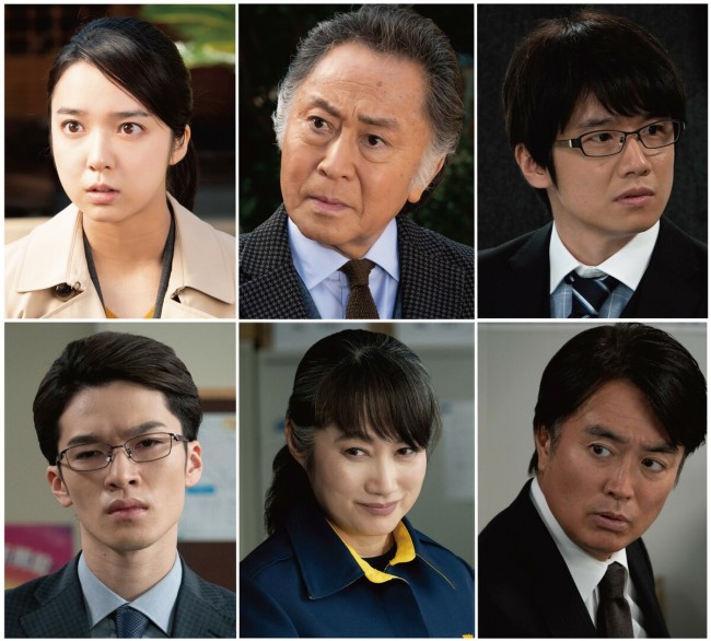 ドラマスペシャル『記憶捜査~新宿東署事件ファイル~』キャスト陣(上段左から)上白石萌音、北大路欣也、風間俊介、(下段左から)深澤辰哉(Snow Man)、余貴美子、石黒賢