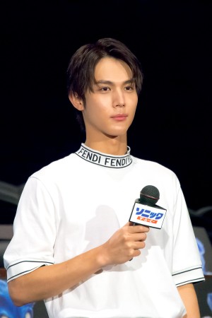 『ソニック・ザ・ムービー』コロナに負けるナ！感染予防対策デモンストレーションに登場した中川大志