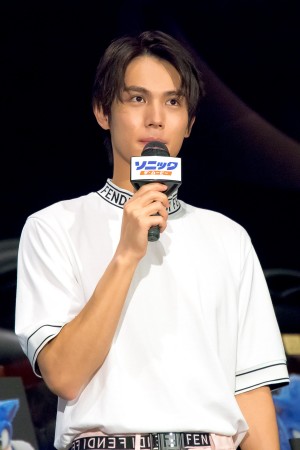 『ソニック・ザ・ムービー』コロナに負けるナ！感染予防対策デモンストレーションに登場した中川大志