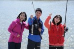 テレビ朝日開局60周年記念連続ドラマ『24 JAPAN』での（左から）木村多江、唐沢寿明、桜田ひより