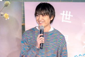 映画『君が世界のはじまり』完成記念トークイベントに登場した金子大地