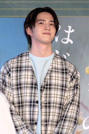 映画『君が世界のはじまり』完成記念トークイベントに登場した甲斐翔真