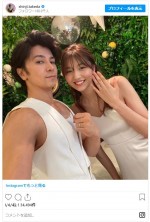 武田真治、妻・静まなみと　※「武田真治」インスタグラム