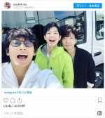 （左から）綾野剛、松下洸平、星野源　※ドラマ『MIU404』公式インスタグラム