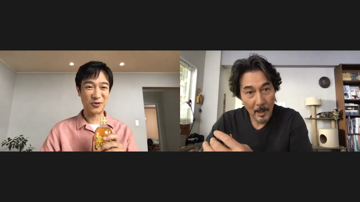 役所広司＆堺雅人、初共演はリモート！　サントリー「クラフトボス」新CM公開