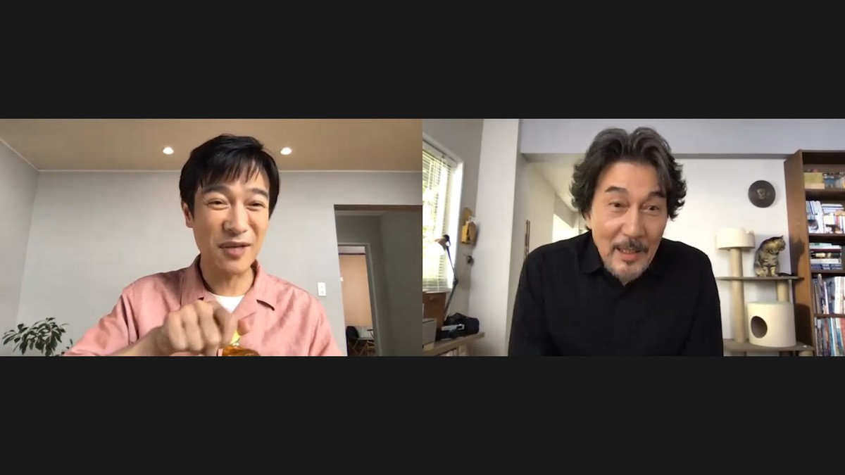 役所広司＆堺雅人、初共演はリモート！　サントリー「クラフトボス」新CM公開