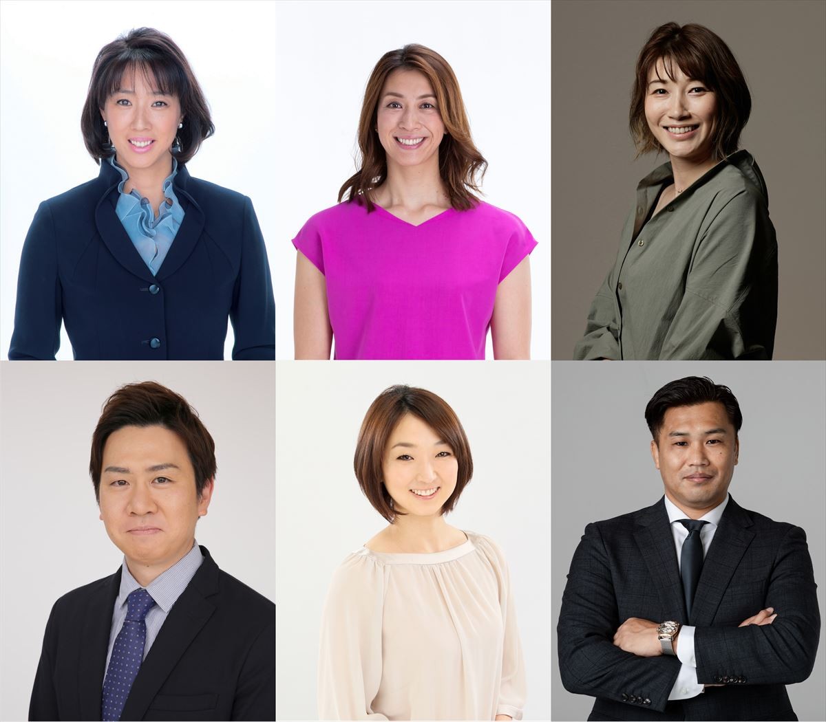 映画『水上のフライト』へ絶賛&共感コメントを寄せた(写真上段左より)小谷実可子、寺川綾、狩野舞子 (写真下段左より)本田武史、岩崎恭子、大西将太郎