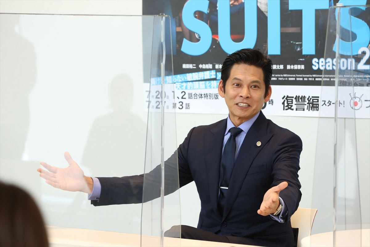 『SUITS』放送再開　織田裕二「大丈夫かなと思うくらい攻めている話もある」