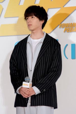 映画『弱虫ペダル』キックオフイベントに登場した坂東龍汰