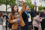 新日曜ドラマ『親バカ青春白書』大学の合格発表シーン