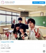 キャスト陣らのメイキング写真　※映画『思い、思われ、ふり、ふられ』公式インスタグラム