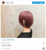 山本彩、ピンクヘア披露　※「山本彩」インスタグラム