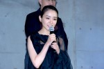 映画『事故物件 恐い間取り』完成記念イベントに登場した奈緒