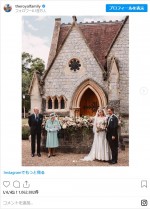 英ベアトリス王女がエドアルド・マペッリ・モッツィと結婚　※「The Royal Family」インスタグラム