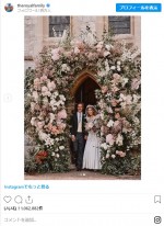 英ベアトリス王女がエドアルド・マペッリ・モッツィと結婚　※「The Royal Family」インスタグラム