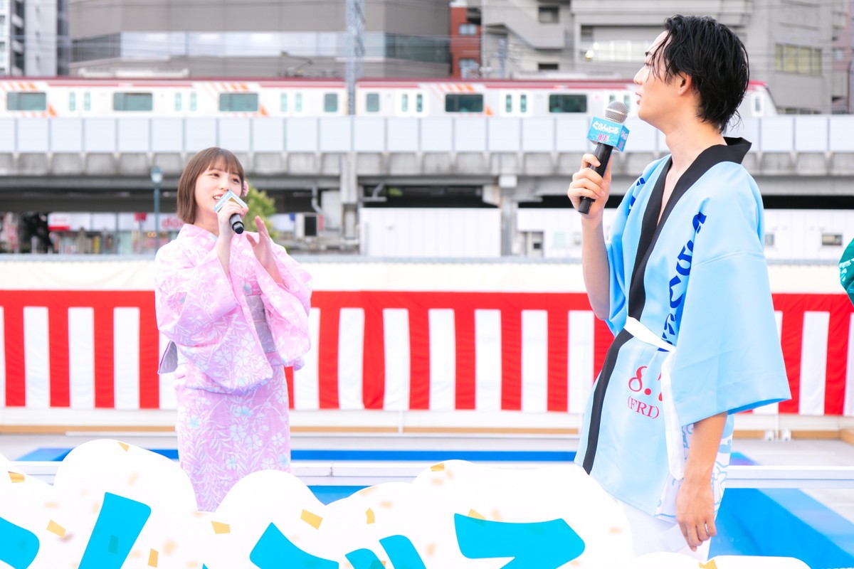 乃木坂46・与田祐希、涼しげな浴衣姿で　竜星涼＆犬飼貴丈、はっぴ姿で登場