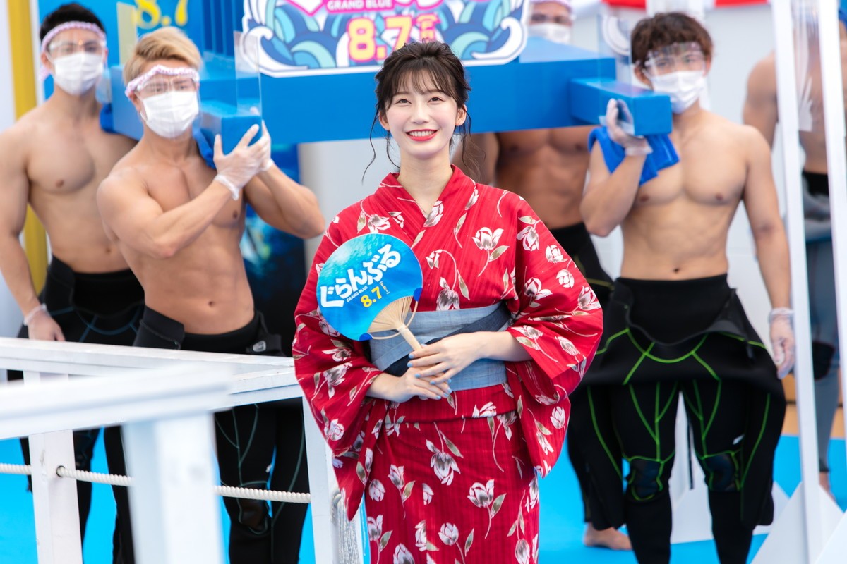 乃木坂46・与田祐希、涼しげな浴衣姿で　竜星涼＆犬飼貴丈、はっぴ姿で登場