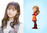 アニメ映画『小さなバイキング ビッケ』日本語吹き替え版キャストの和多田美咲とイルビのキャラクタービジュアル