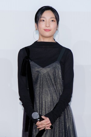 映画『ソワレ』完成報告会に登場した芋生悠