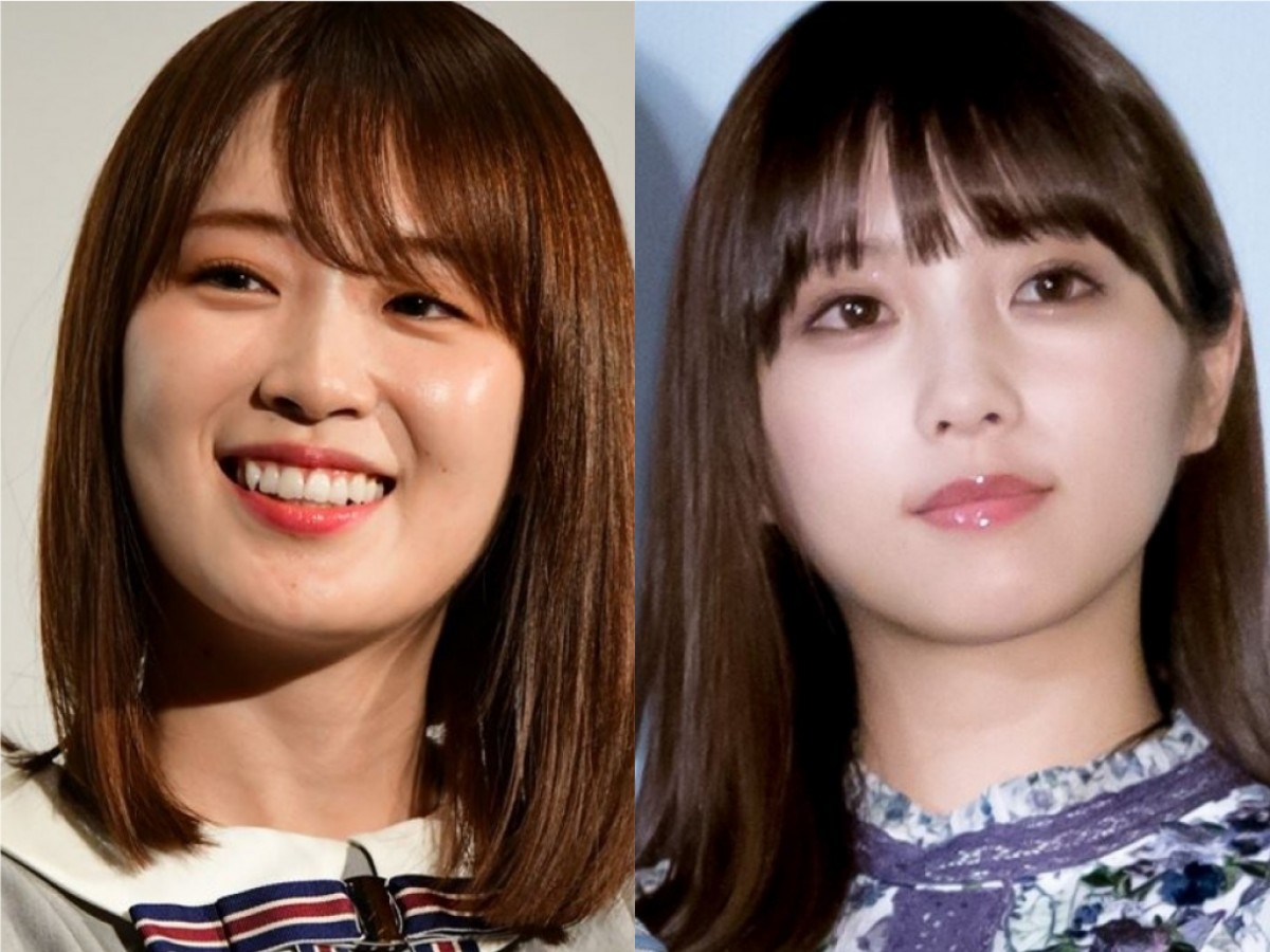 乃木坂46の(左から)高山一実、与田祐希