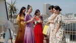 映画『蒲田前奏曲』メインスチール（左から）松林うらら、川添野愛、伊藤沙莉、福田麻由子、和田光沙