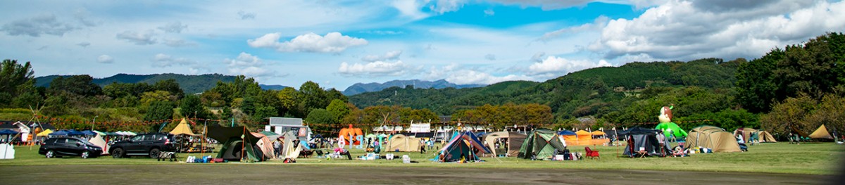 音楽、食に癒されるキャンプイベント開催