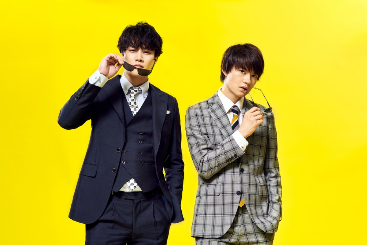 ドラマ特区『俺たちはあぶなくない~クールにさぼる刑事たち』ダブル主演の(左から)鈴木伸之、佐野勇斗