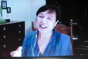 映画『宇宙でいちばんあかるい屋根』完成披露試写会にリモート出演した桃井かおり