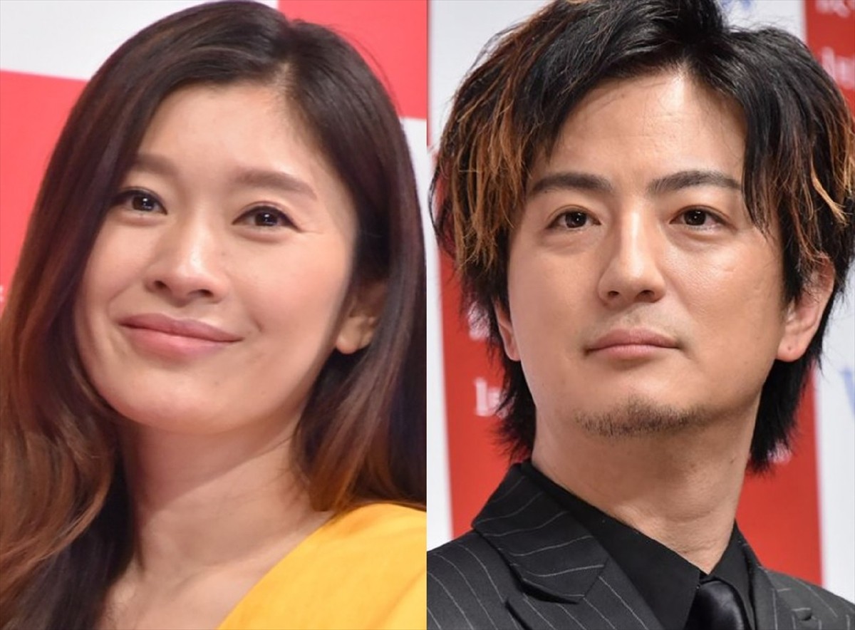(左から)篠原涼子、上地雄輔