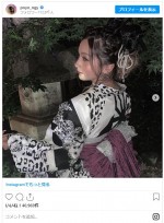 ゆきぽよ、今年初の浴衣姿お披露目　※「ゆきぽよ」インスタグラム