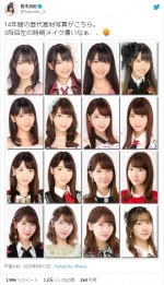 柏木由紀、自身の14年前からの歴代宣材写真を公開　※「柏木由紀（AKB48）」ツイッター