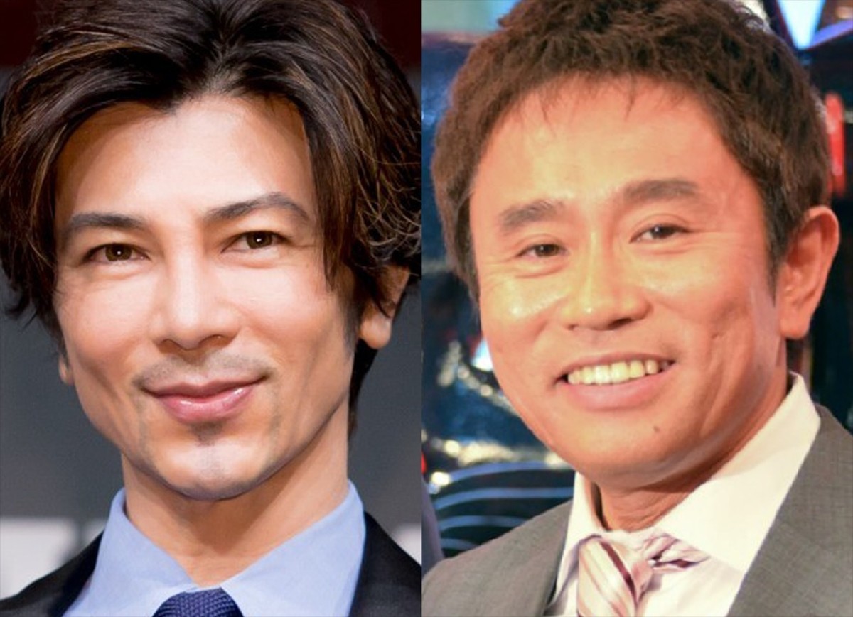 (左から)武田真治、浜田雅功