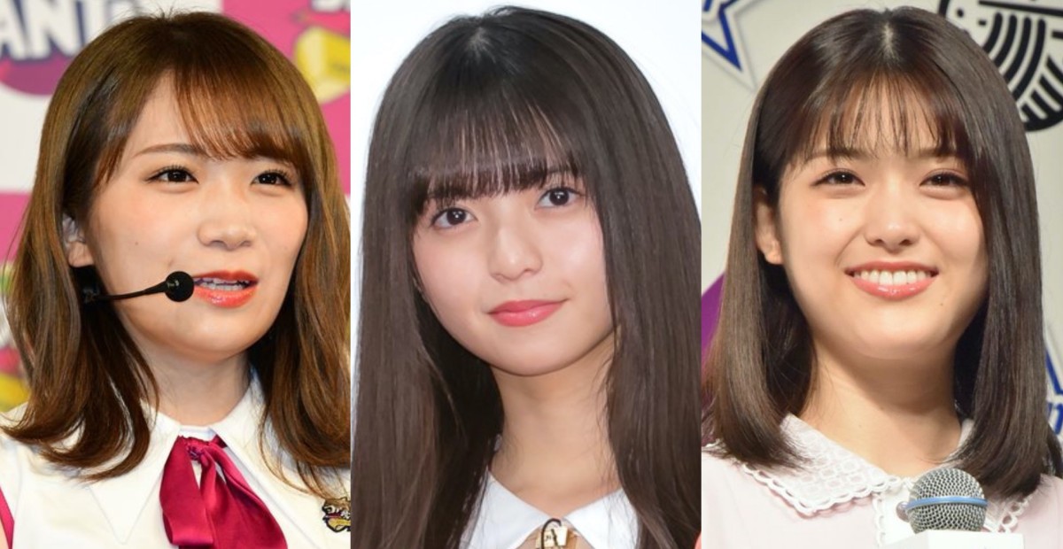 （左から）乃木坂46・秋元真夏、齋藤飛鳥、松村沙友理