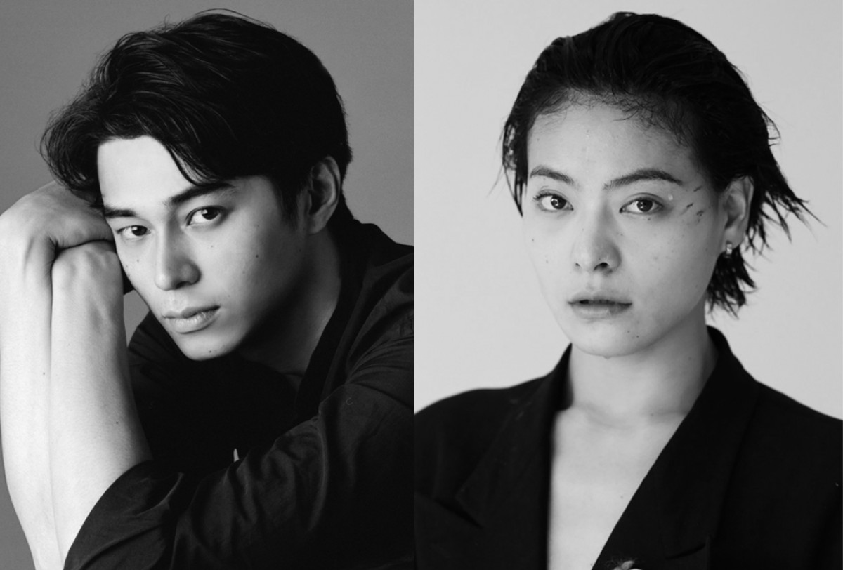 三島由紀夫没後50周年企画『MISHIMA2020』より舞台『憂国』(『(死なない)憂国』)に出演する(左から)東出昌大、菅原小春